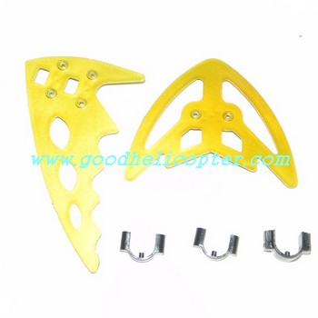 fq777-999-fq777-999a helicopter parts tail decoration set (golden color) - Click Image to Close